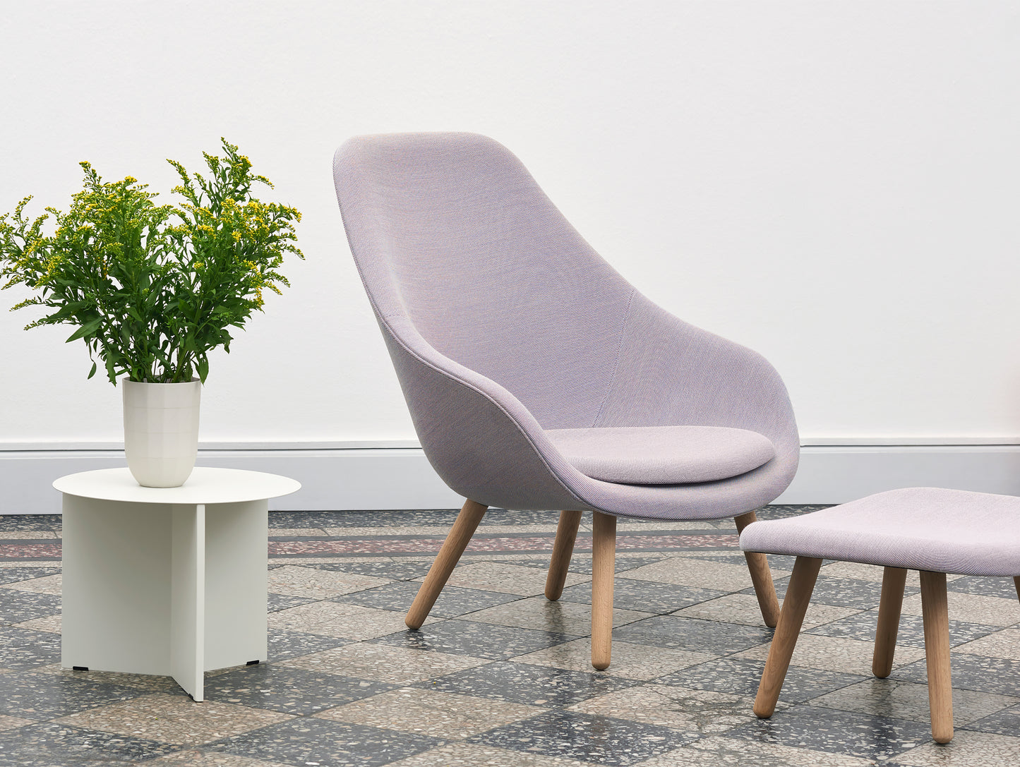 HAY AAL 92 Chair - Steelcut Trio 806 - Matt Lacquered Oak