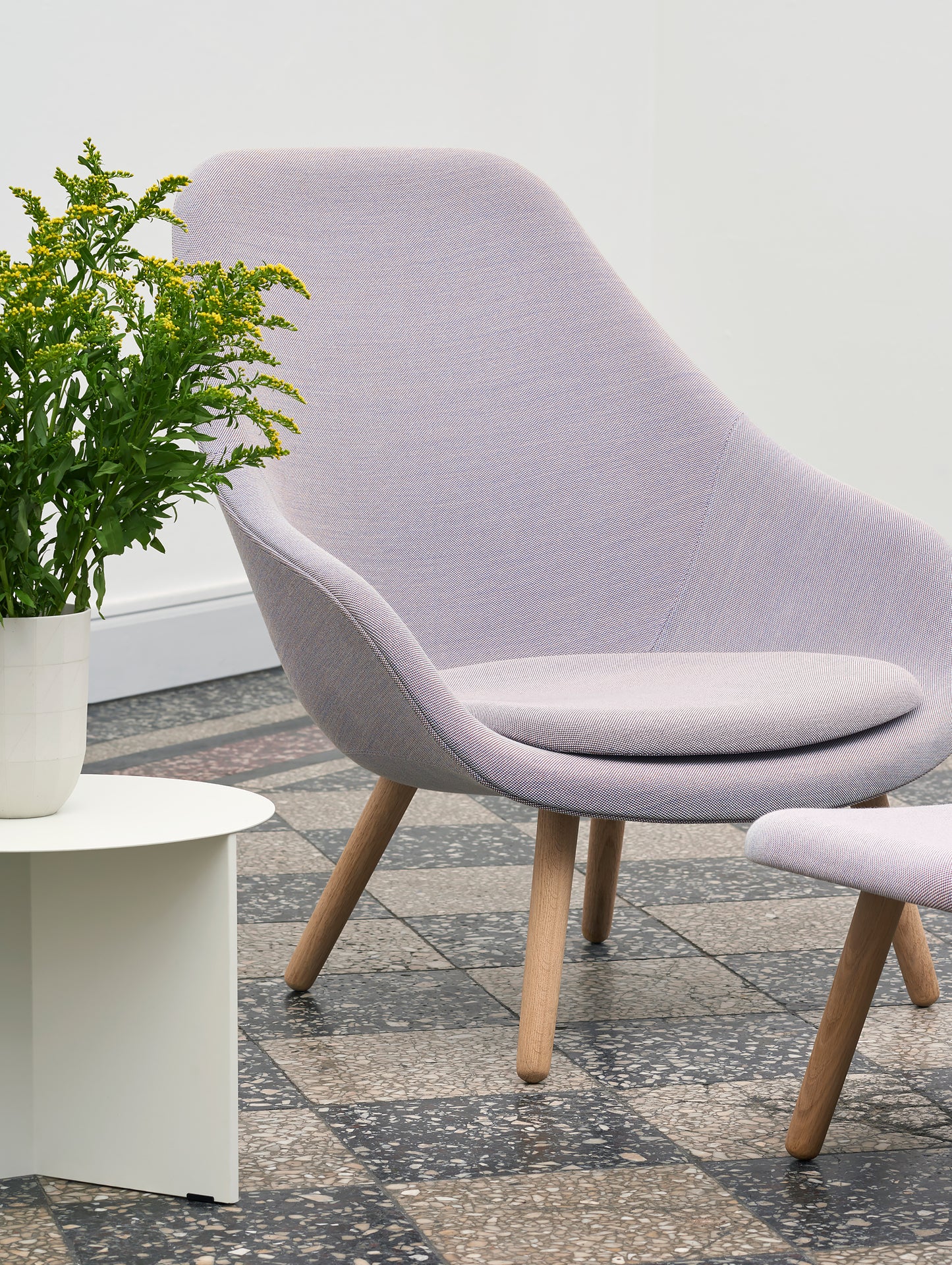 HAY AAL 92 Chair - Steelcut Trio 806 - Matt Lacquered Oak
