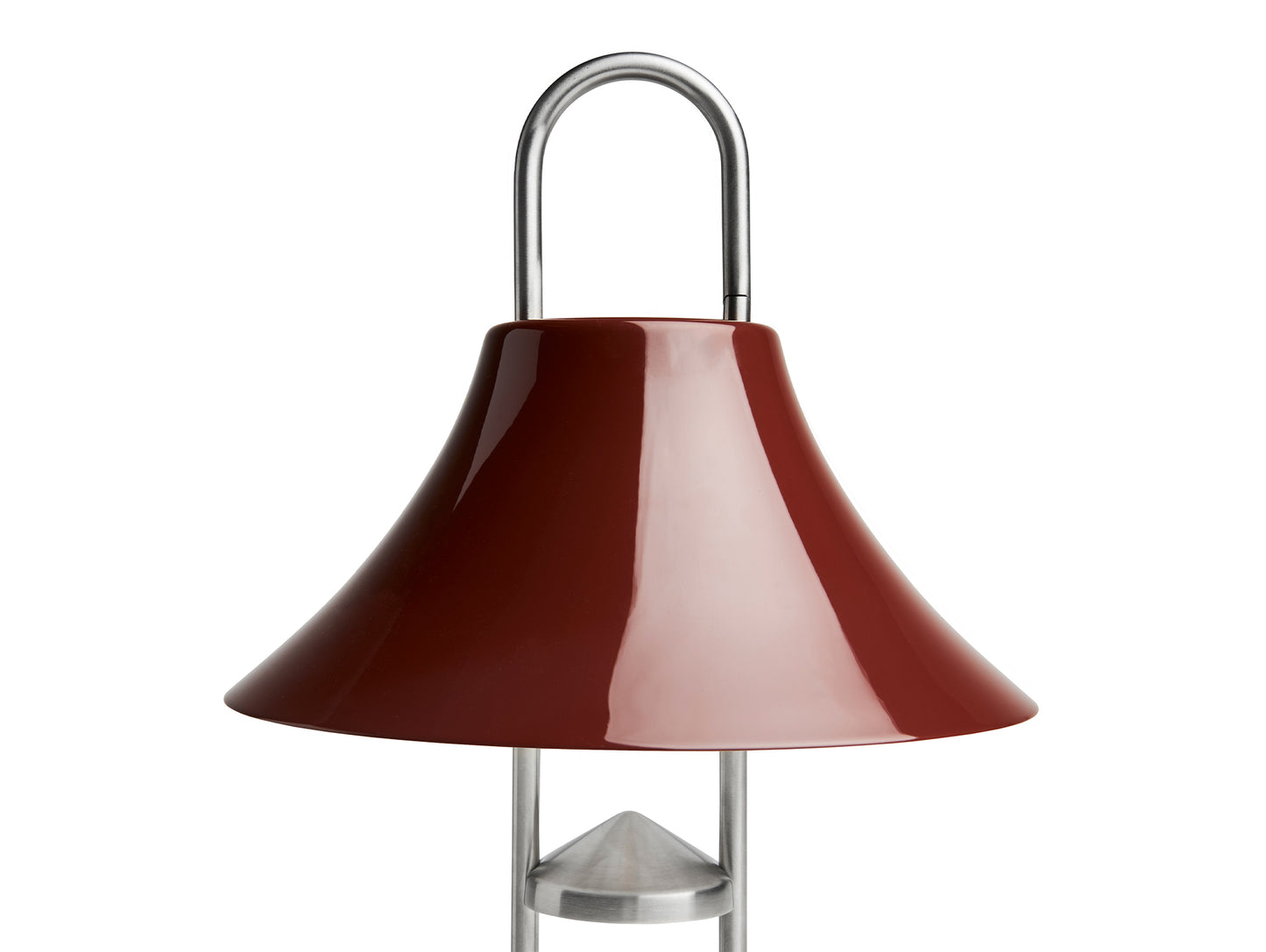 Mousqueton Portable Lamp by HAY - Iron Red