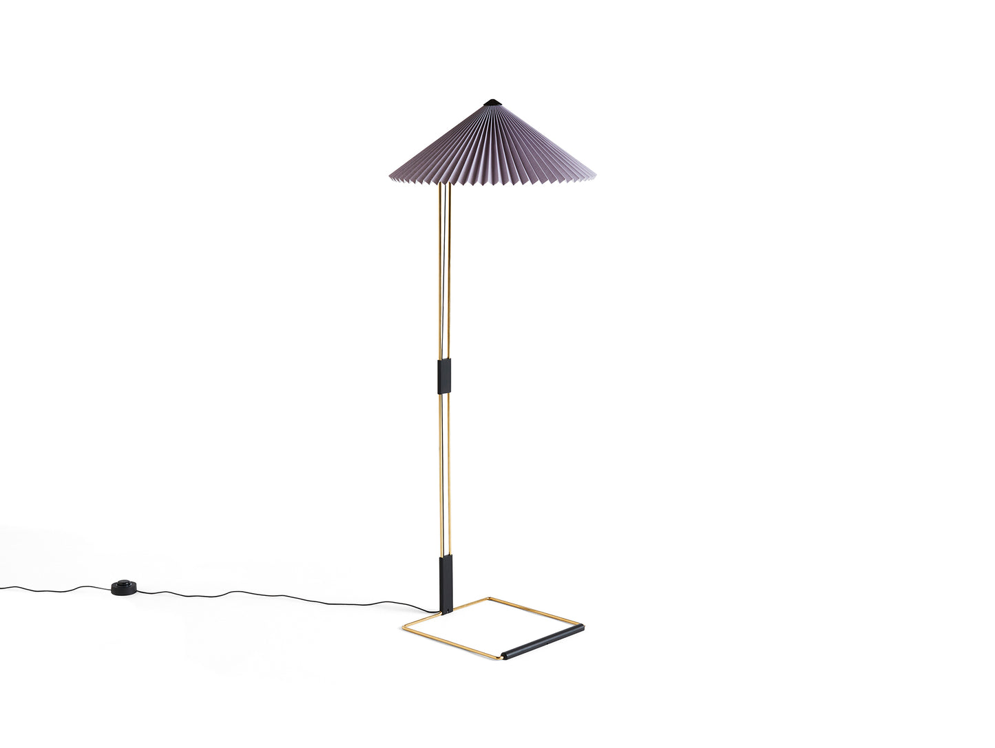 Matin Floor Lamp by HAY - Lavendar Shade