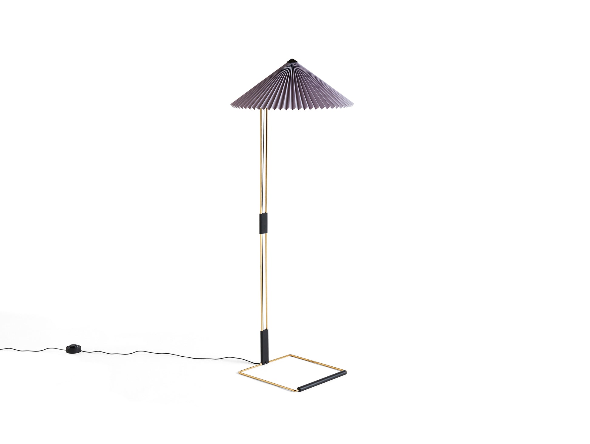 Matin Floor Lamp by HAY - Lavendar Shade