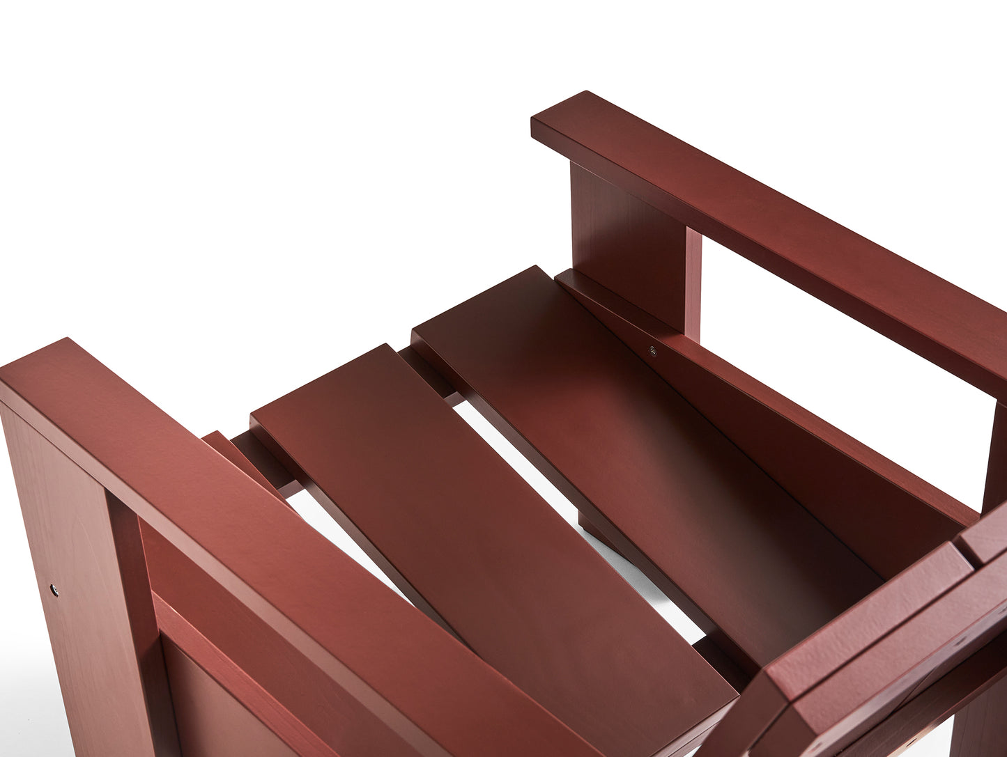 Crate Lounge Chair by HAY - Iron Red
