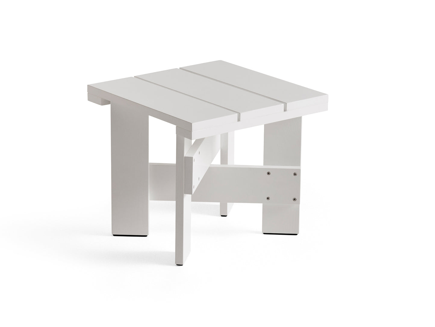 Crate Low Table by HAY - White Lacquered Pinewood