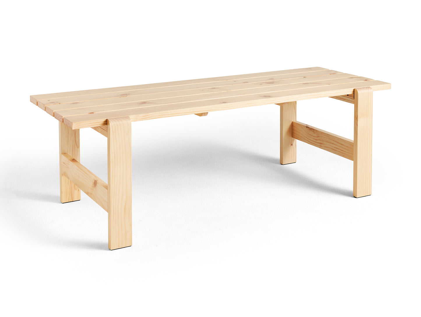 Weekday Table by HAY - Length: 230 cm / Lacquered Pinewood