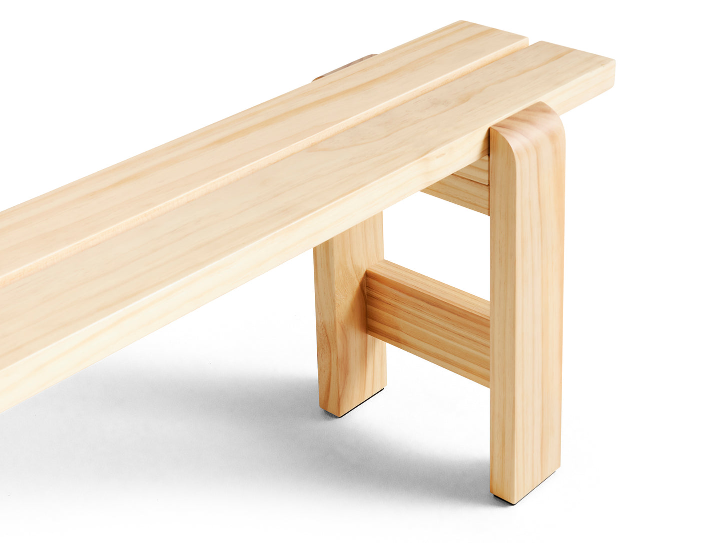 Weekday Bench by HAY - Length: 140 cm / Lacquered Pinewood