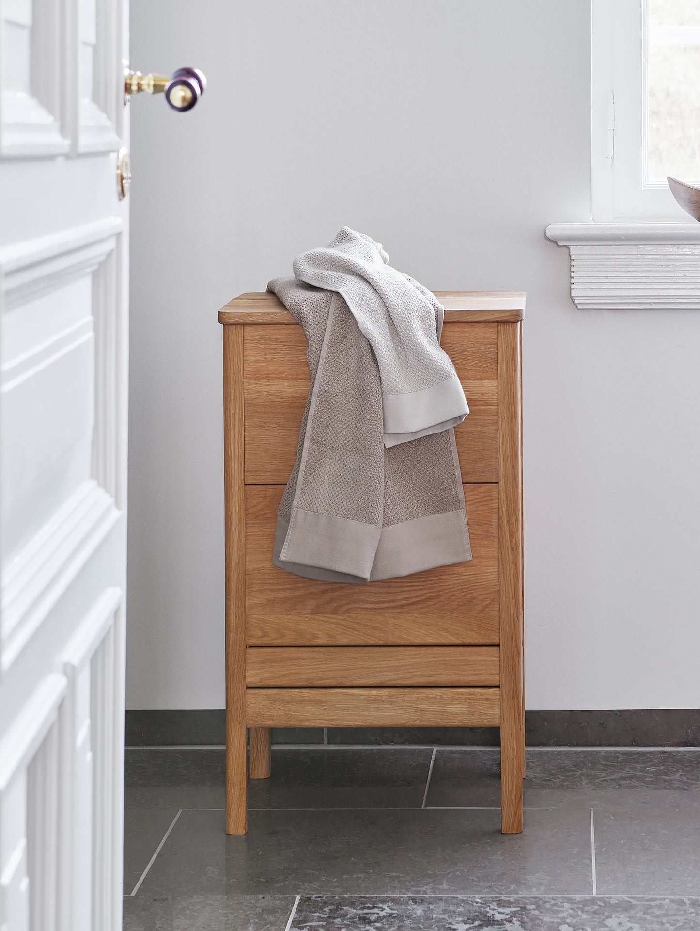 Form & Refine A Line Laundry Box - Oiled Oak