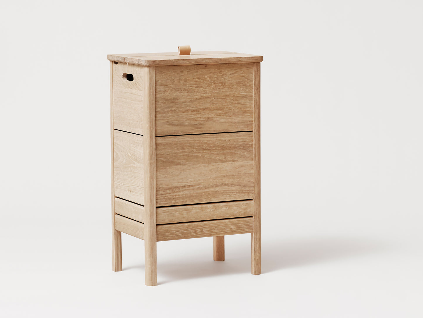 Form & Refine A Line Laundry Box - White Oiled Oak