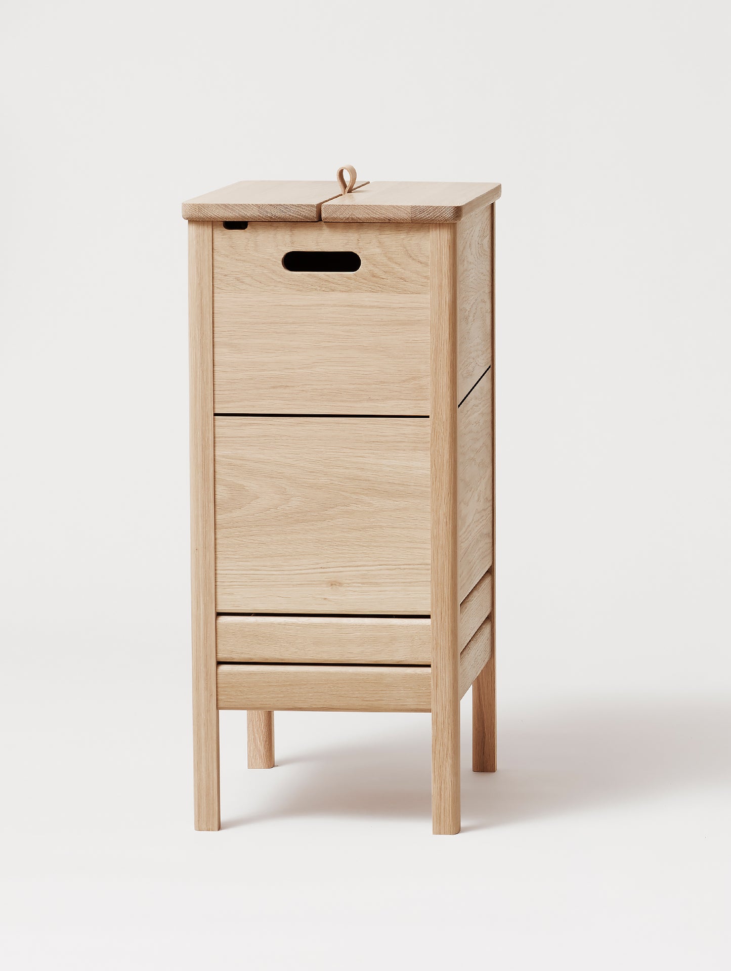 Form & Refine A Line Laundry Box - White Oiled Oak