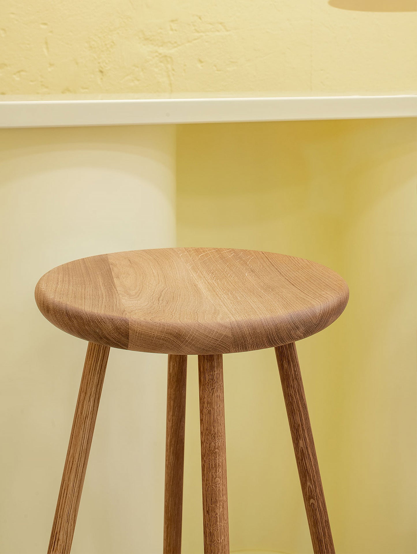 Albert Bar Stool by Massproductions - oiled oak