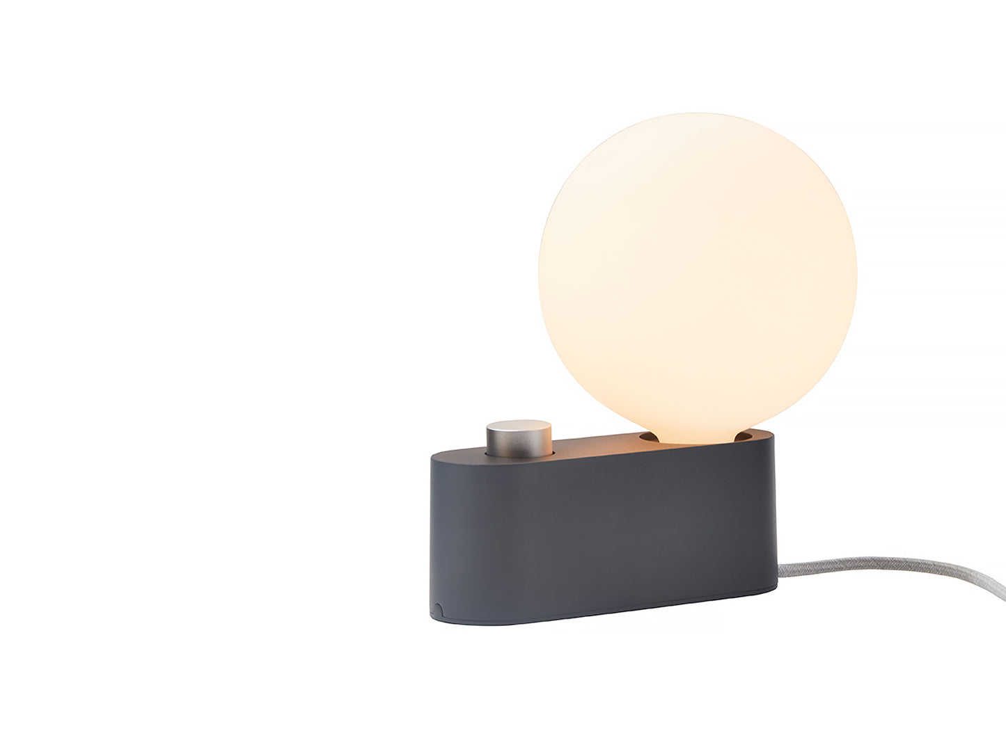 Alumina LED Lamp in Charcoal by Tala