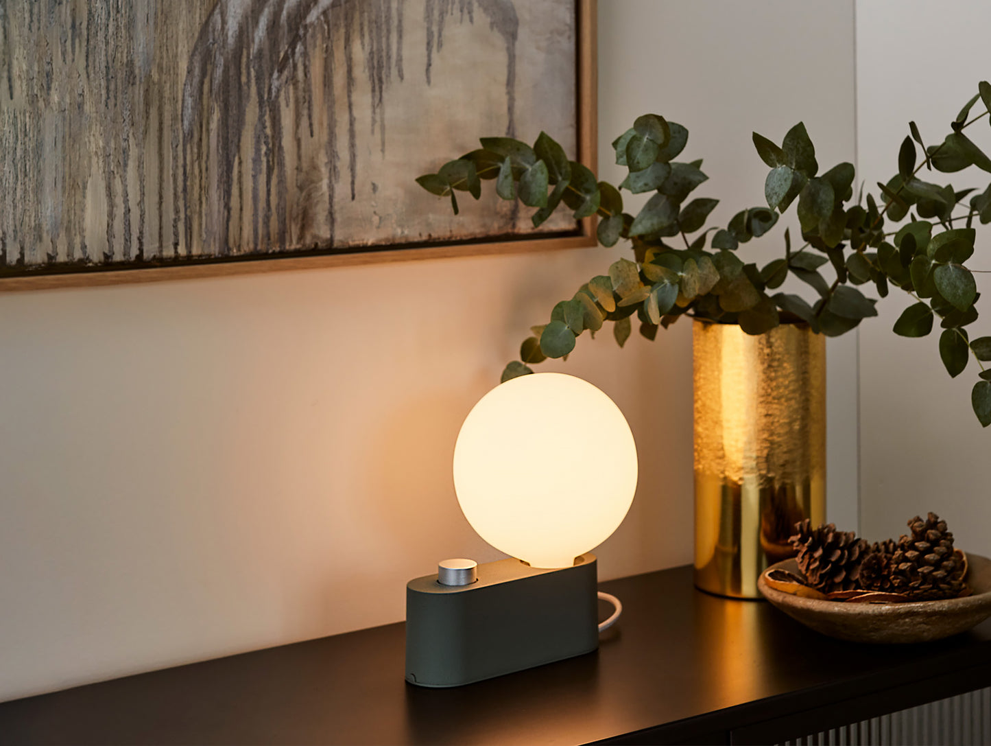 Alumina LED Lamp in Sage by Tala