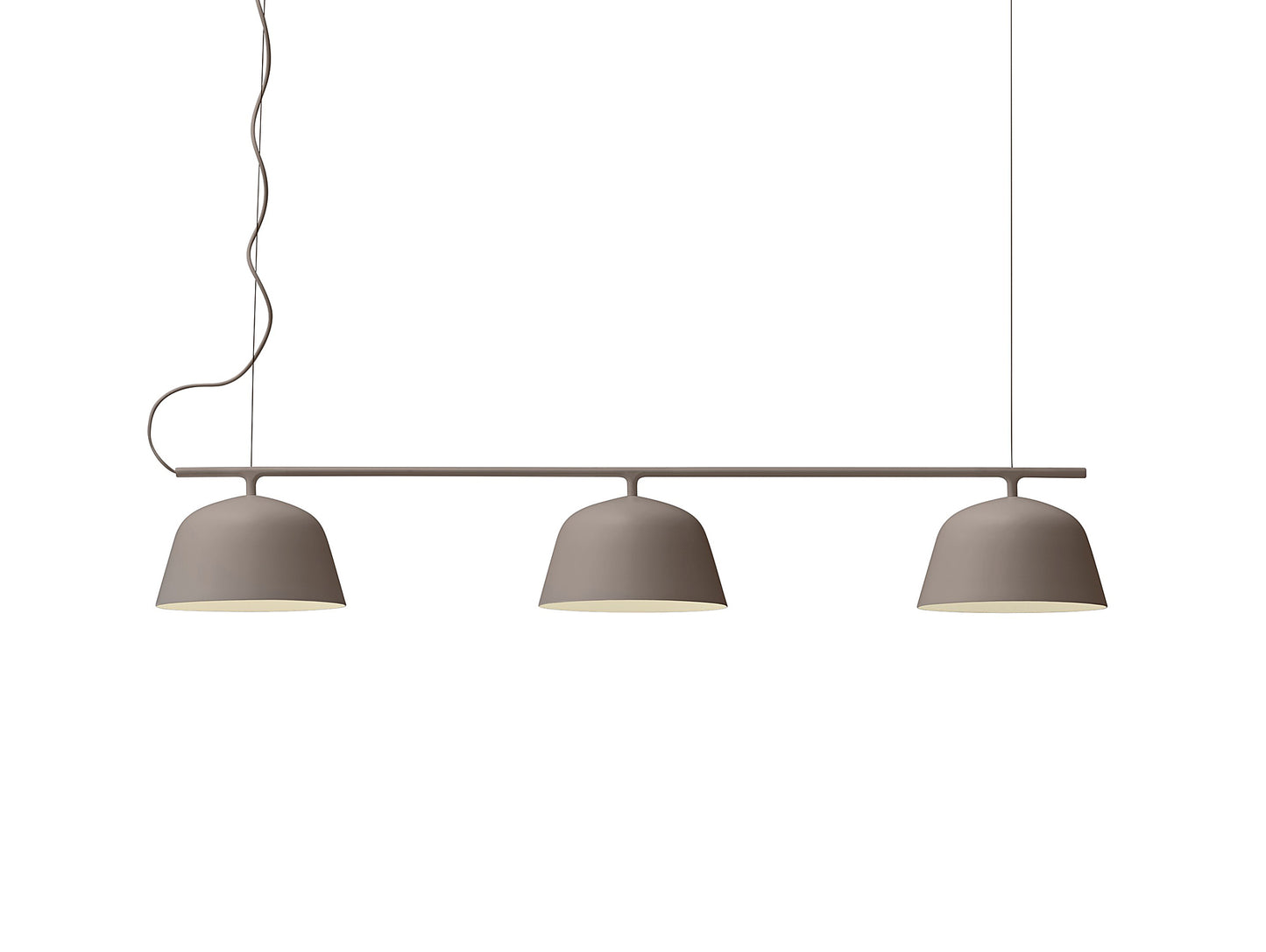 Taupe Ambit Rail Lamp by Muuto