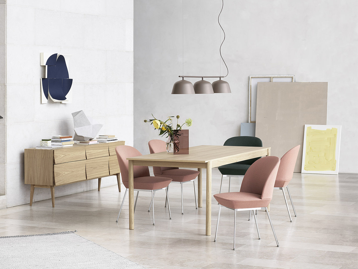 Taupe Ambit Rail Lamp by Muuto