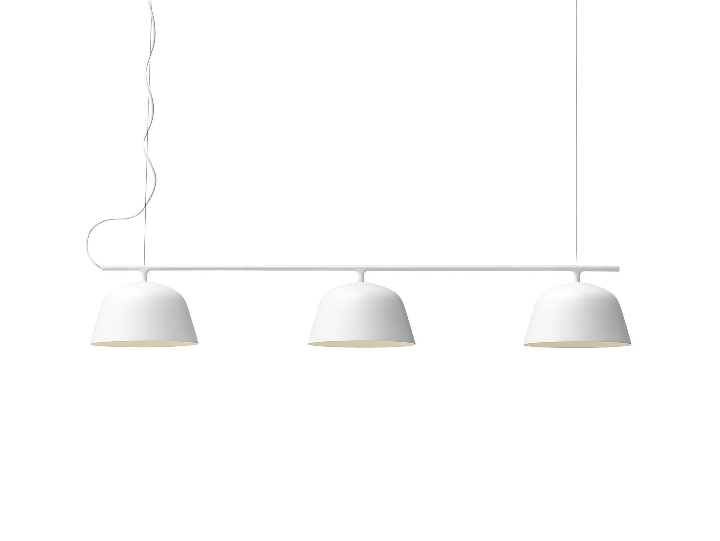 White Ambit Rail Lamp by Muuto