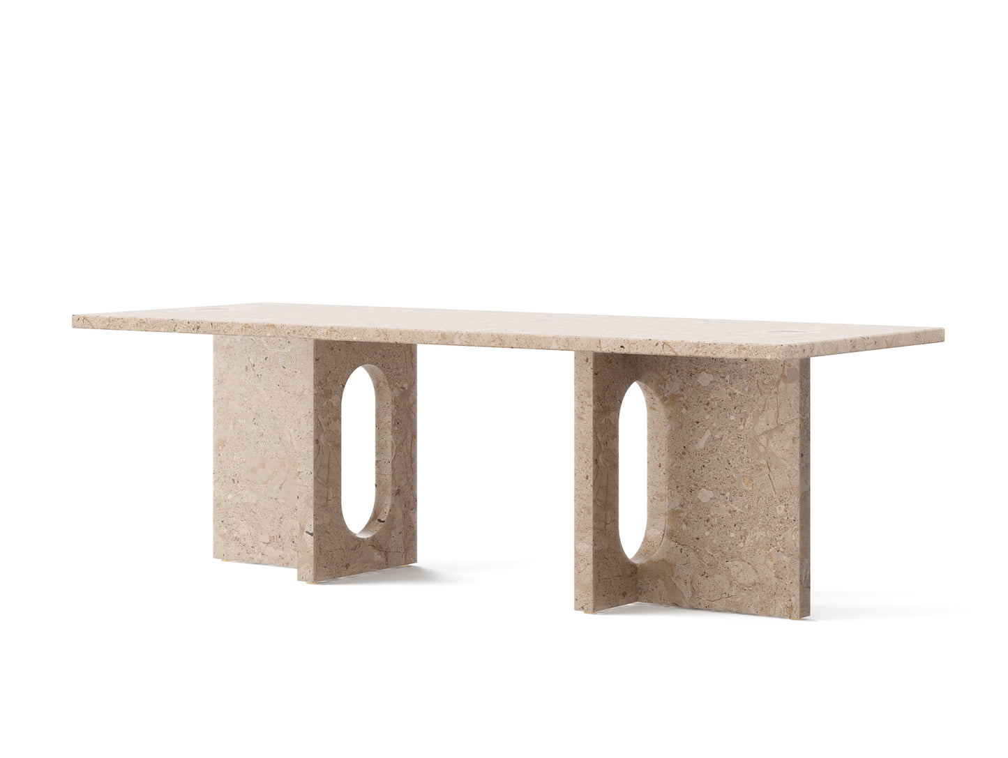 Androgyne Lounge Table by Menu - Kunis Breccia Stone Top / Kunis Breccia Stone Base