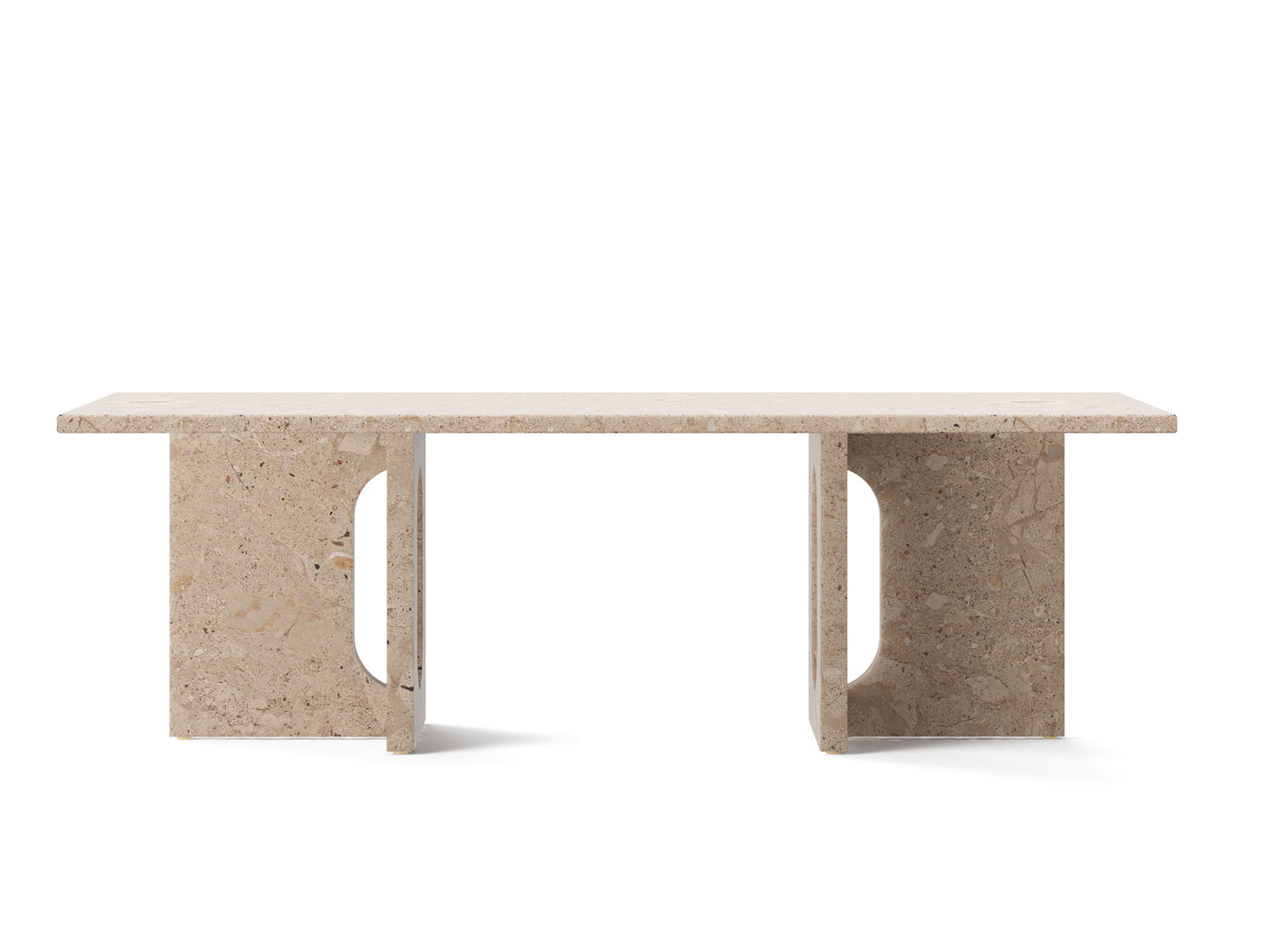 Androgyne Lounge Table by Menu - Kunis Breccia Stone Top / Kunis Breccia Stone Base