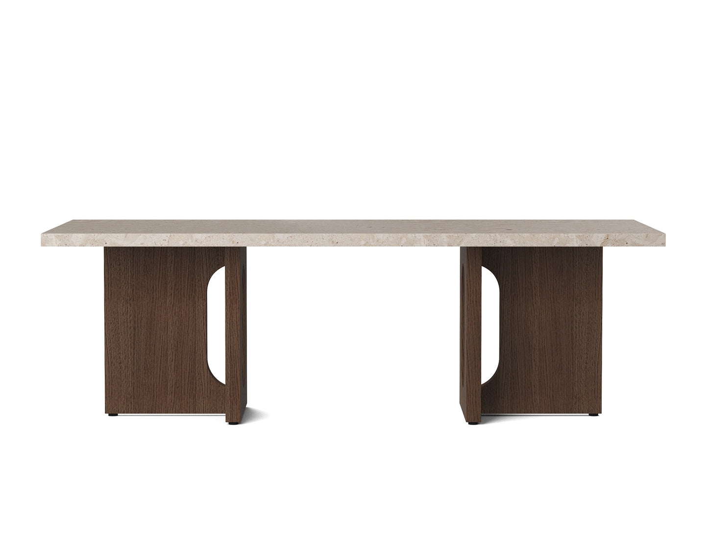 Androgyne Lounge Table by Menu - Kunis Breccia Stone Top / Oak Veneer Base