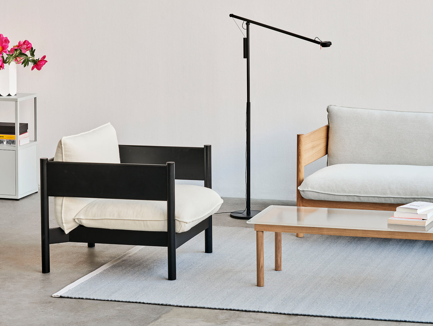 Arbour Club Armchair / Vidar 1511 / Black Beech by HAY