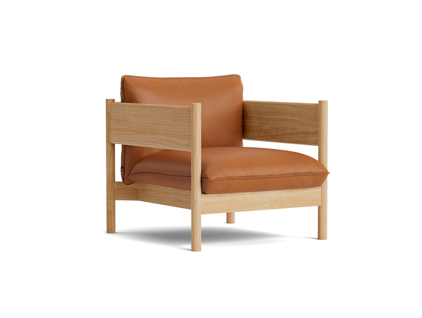 Arbour Club Armchair / Nevada Cognac / Oiled Waxed Oak by HAY