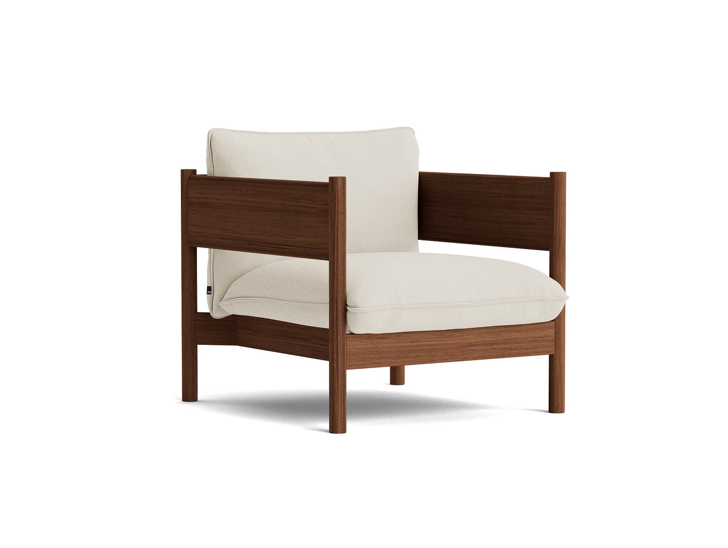 Arbour Club Armchair / Vidar 1511 / Oiled Waxed Walnut by HAY