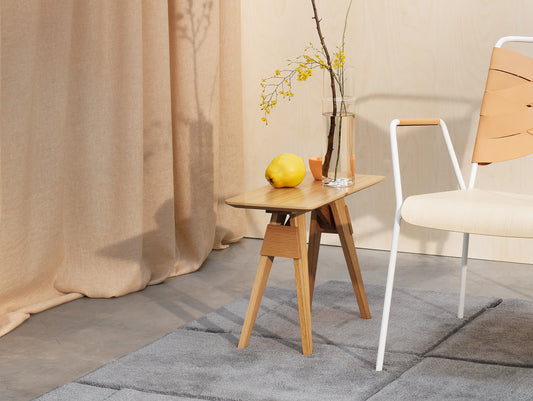 Arco Natural Oak Small Table by Design House Stockholm