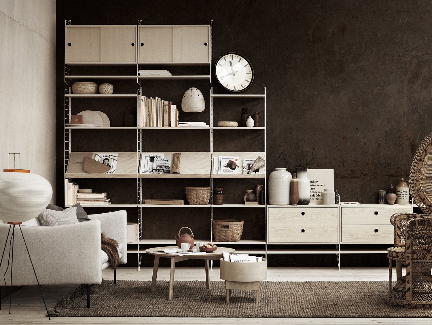 String System Shelves - Ash