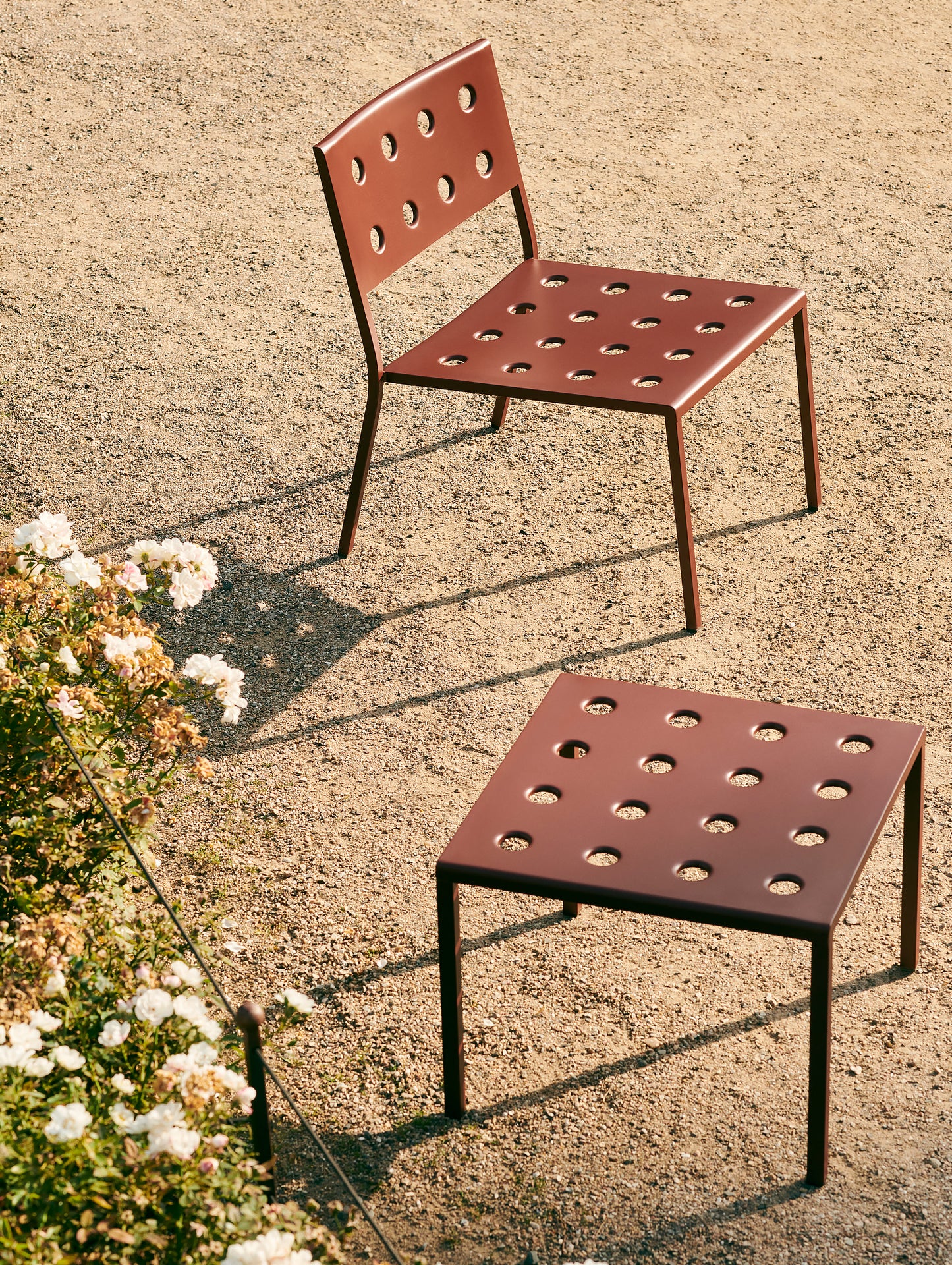 Iron Red / Balcony Low Table by HAY