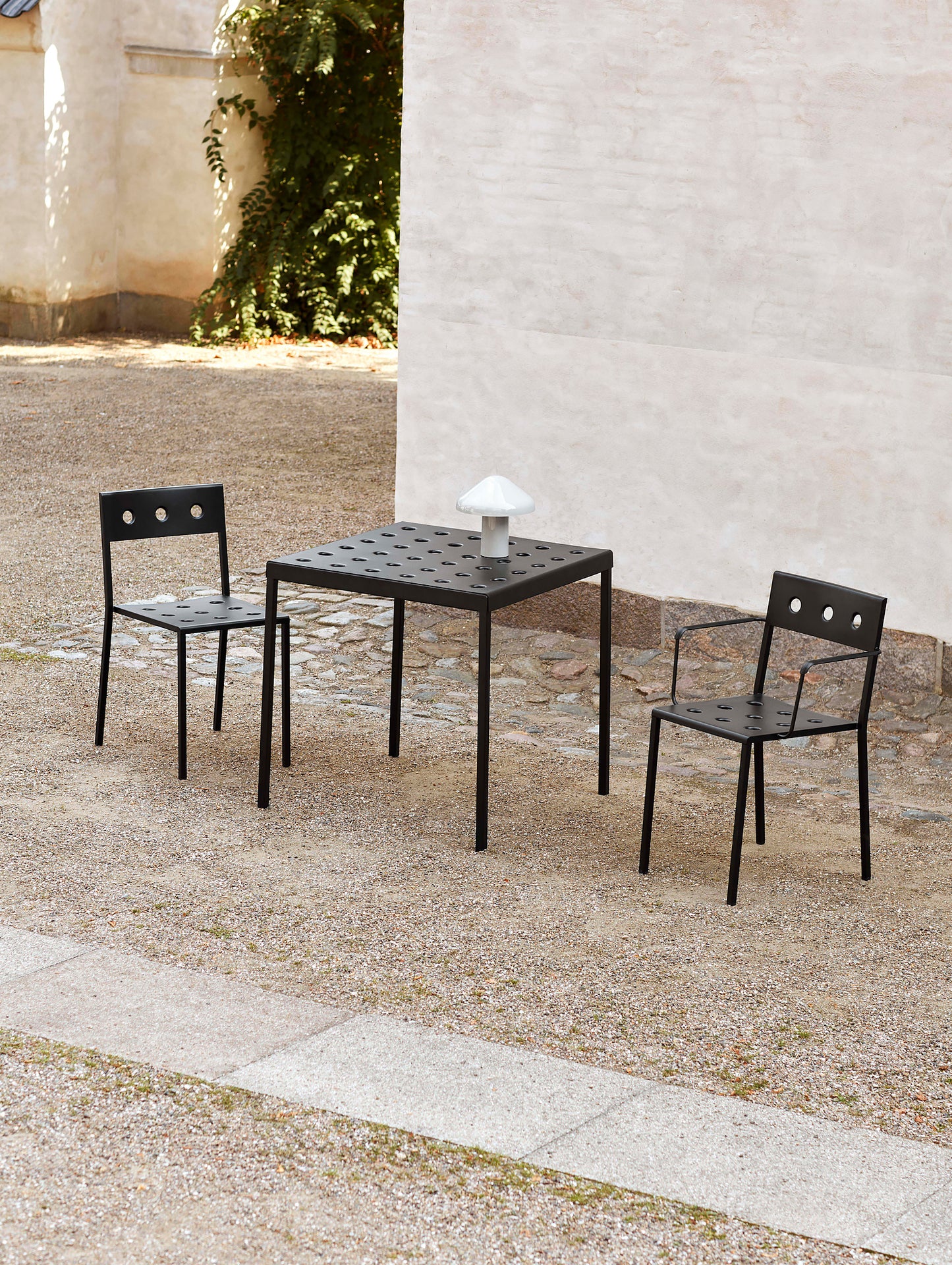 Anthracite / L75 cm / Balcony Outdoor Dining Table by HAY