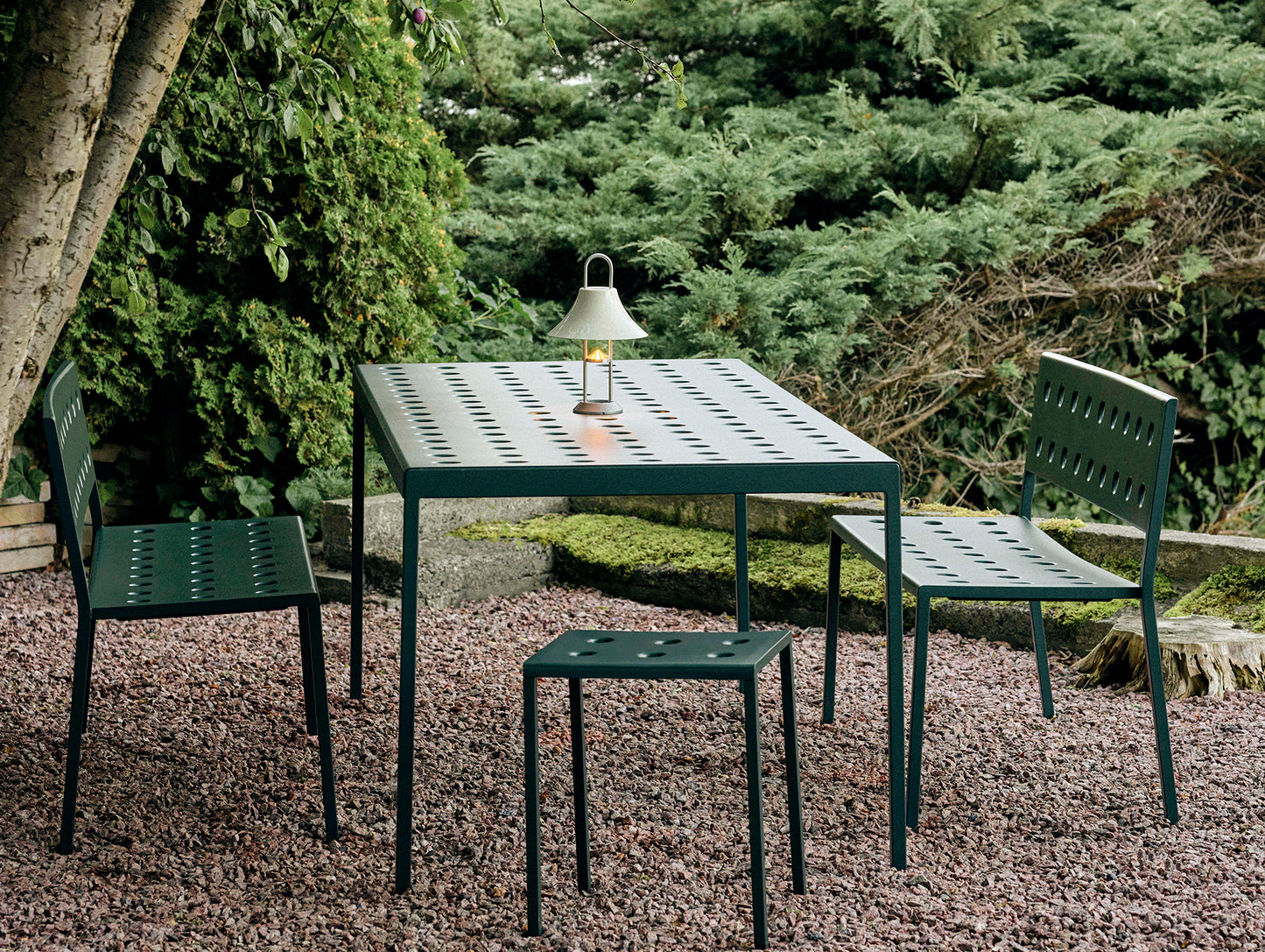 Mousqueton Portable Lamp by HAY - Oyster White