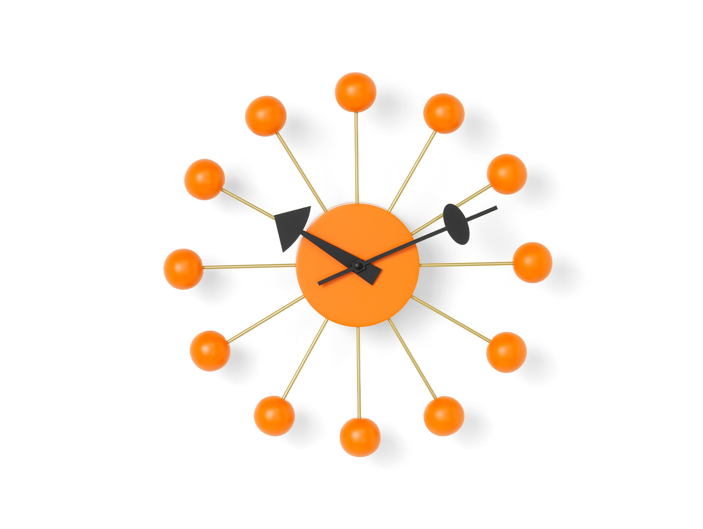 George Nelson Ball Wall Clock by Vitra - Orange