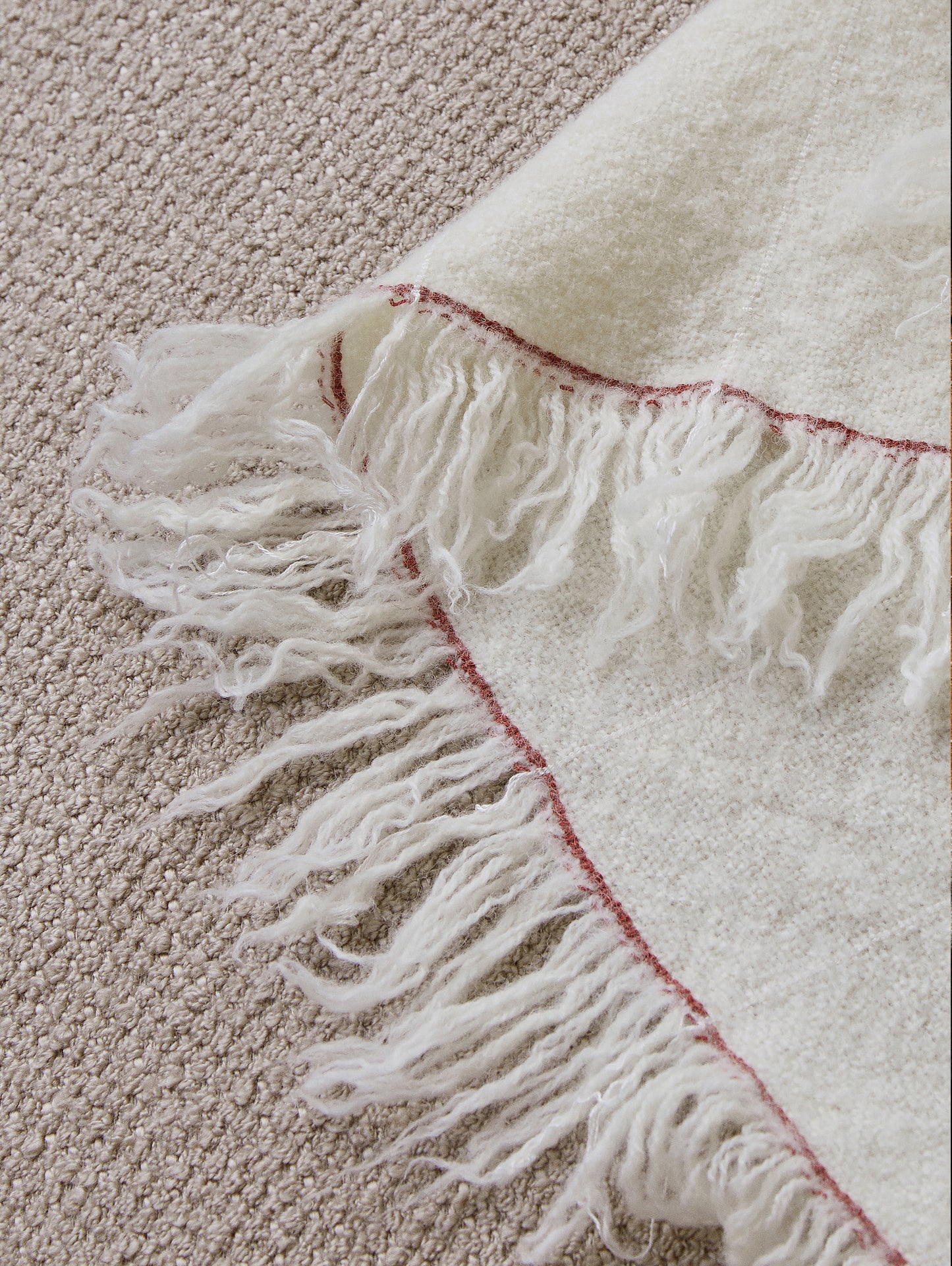 Ivory Battus Throw by Menu