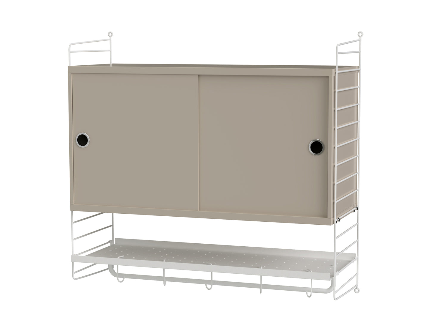 Bedroom Combination F by String - beige / white panels