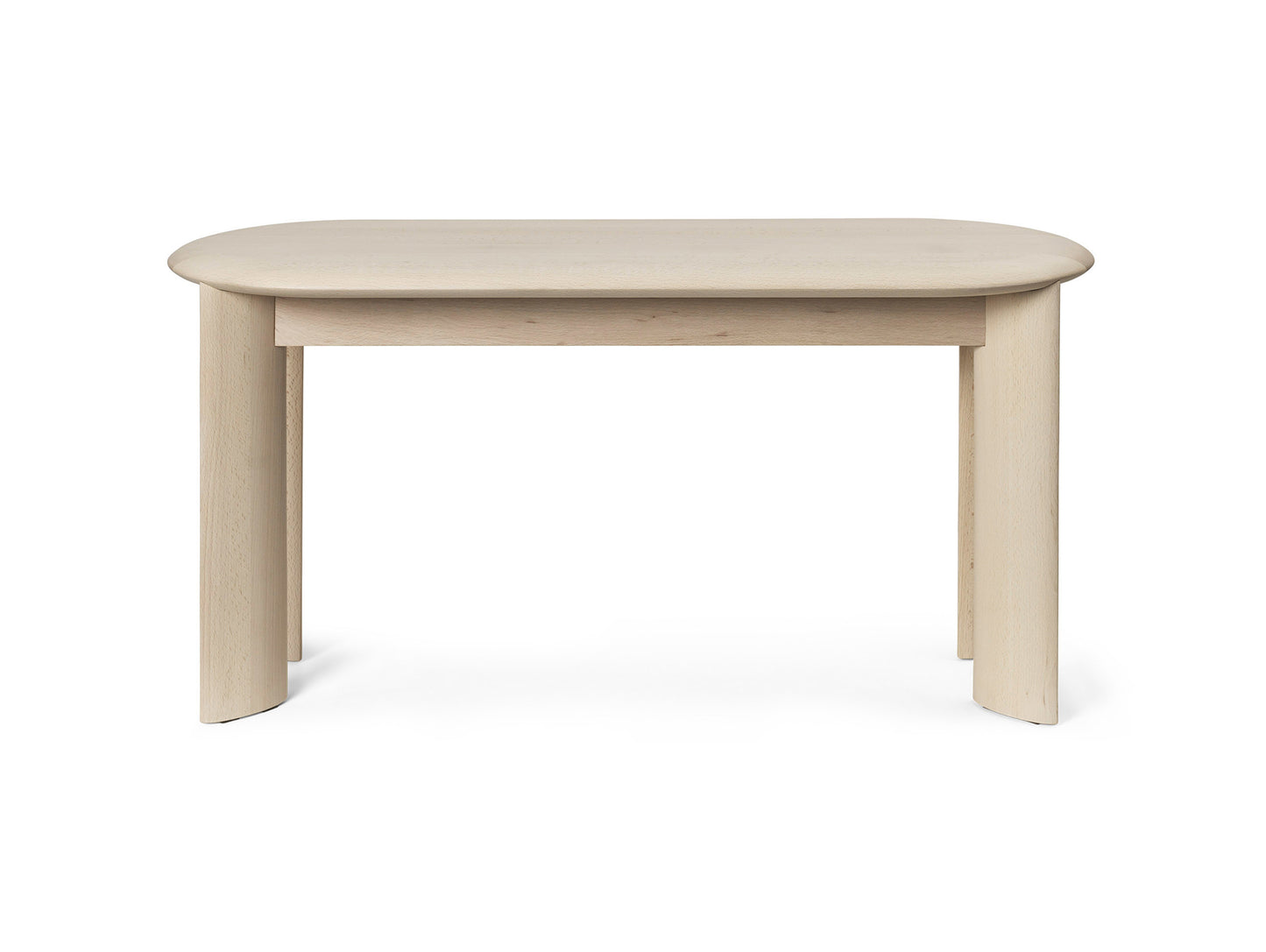 White Oiled Beech Bevel Bench by Ferm Living