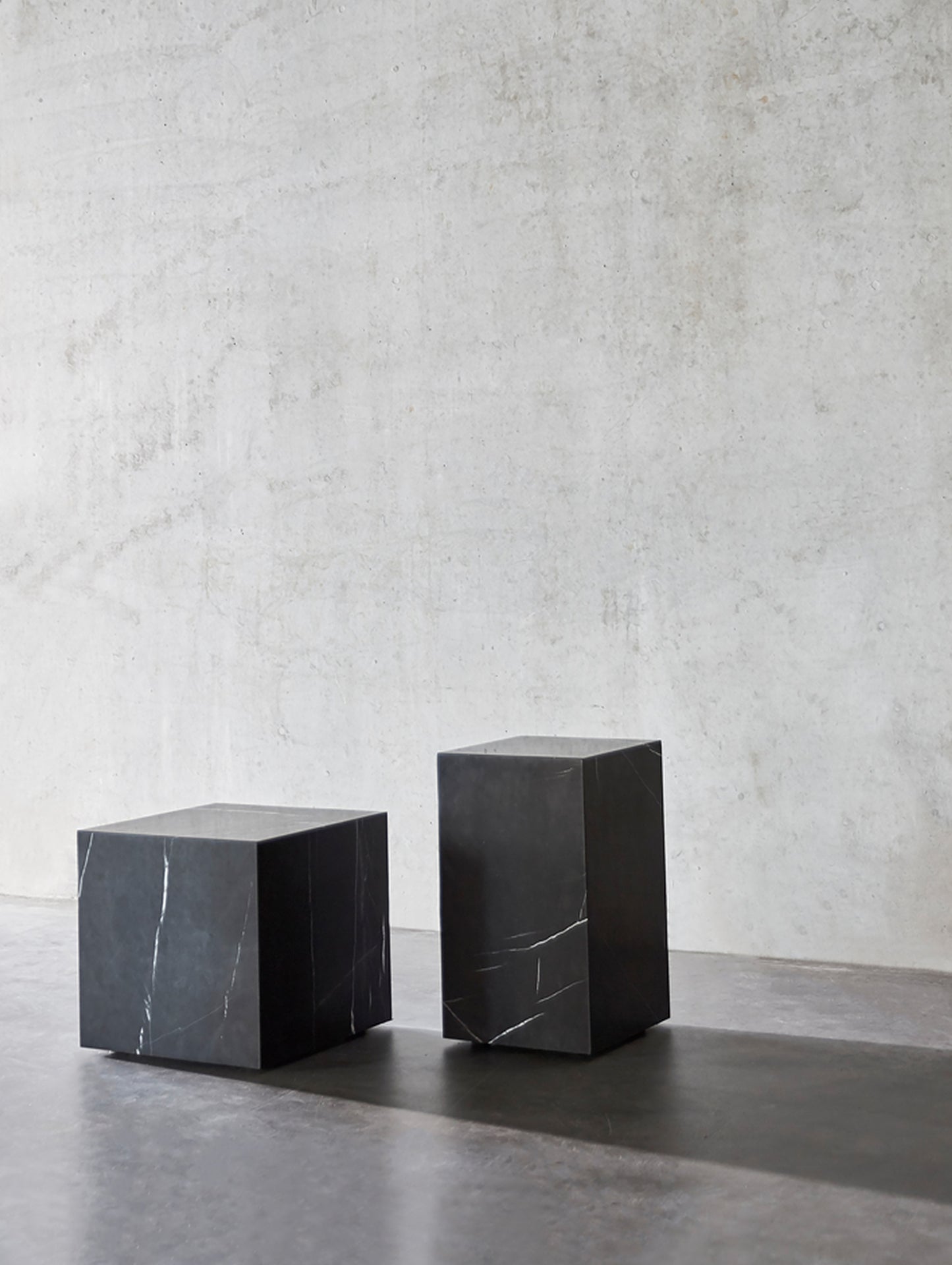 Plinths - Nero Marble - by Menu