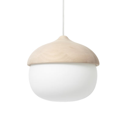 Terho Pendant Lamp by Mater - Large / Natural Lacquered Linden