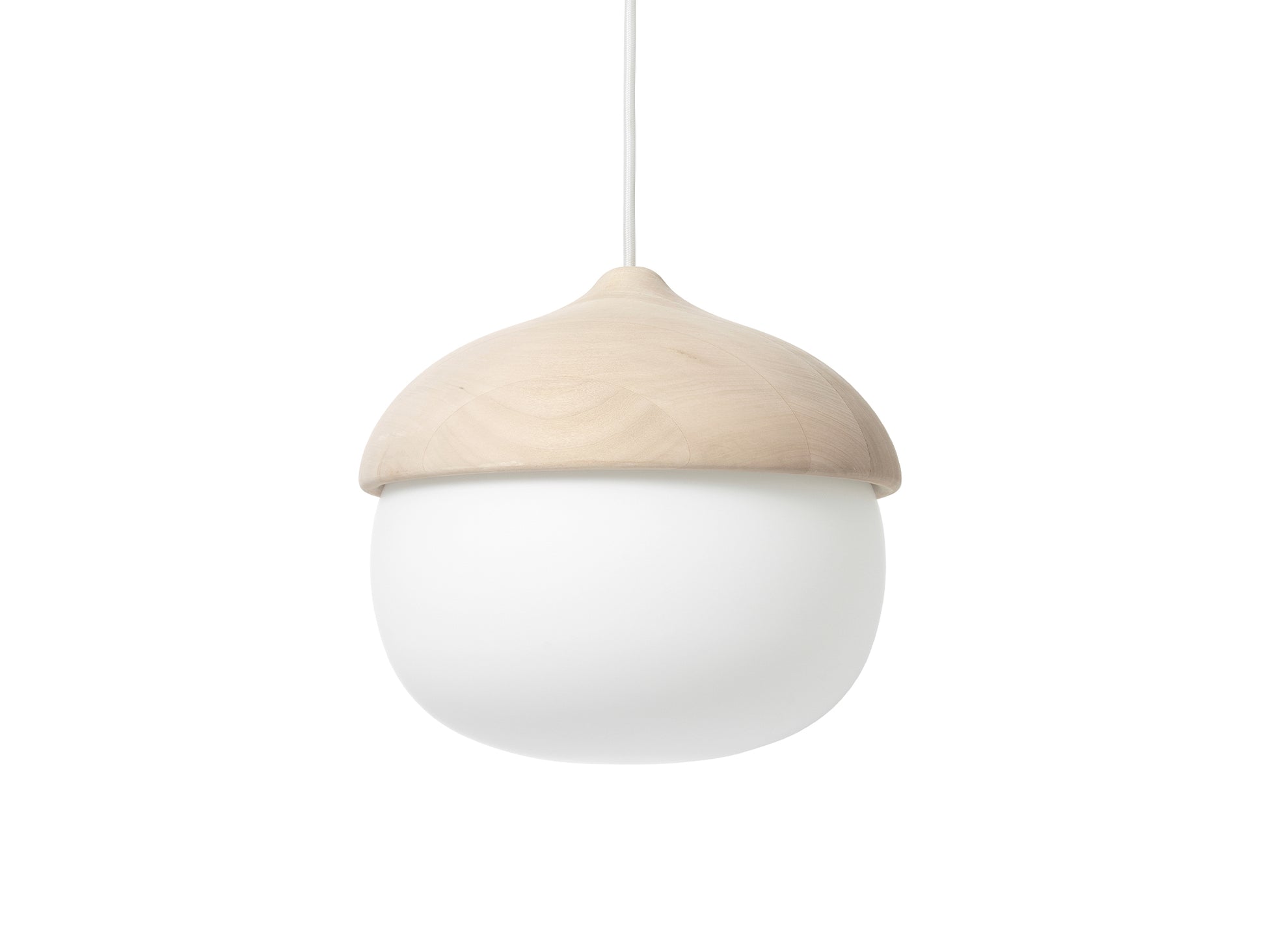 Terho Pendant Lamp by Mater - Large / Natural Lacquered Linden