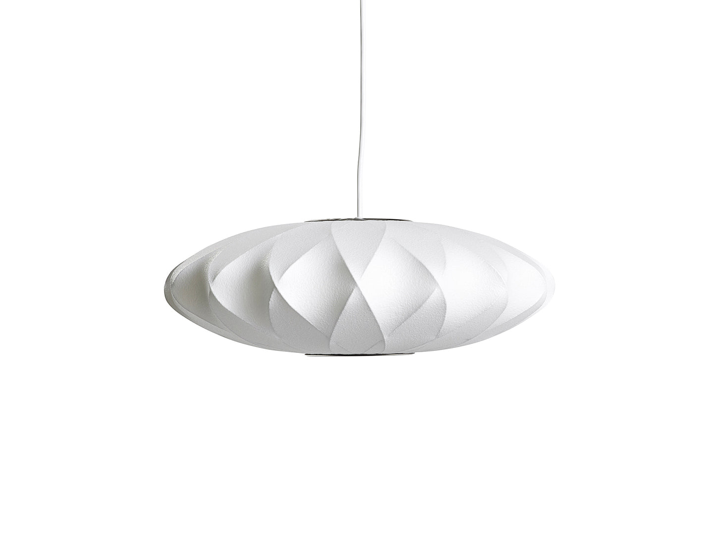 George Nelson Small Saucer Crisscross Bubble Pendant Lamp by HAY