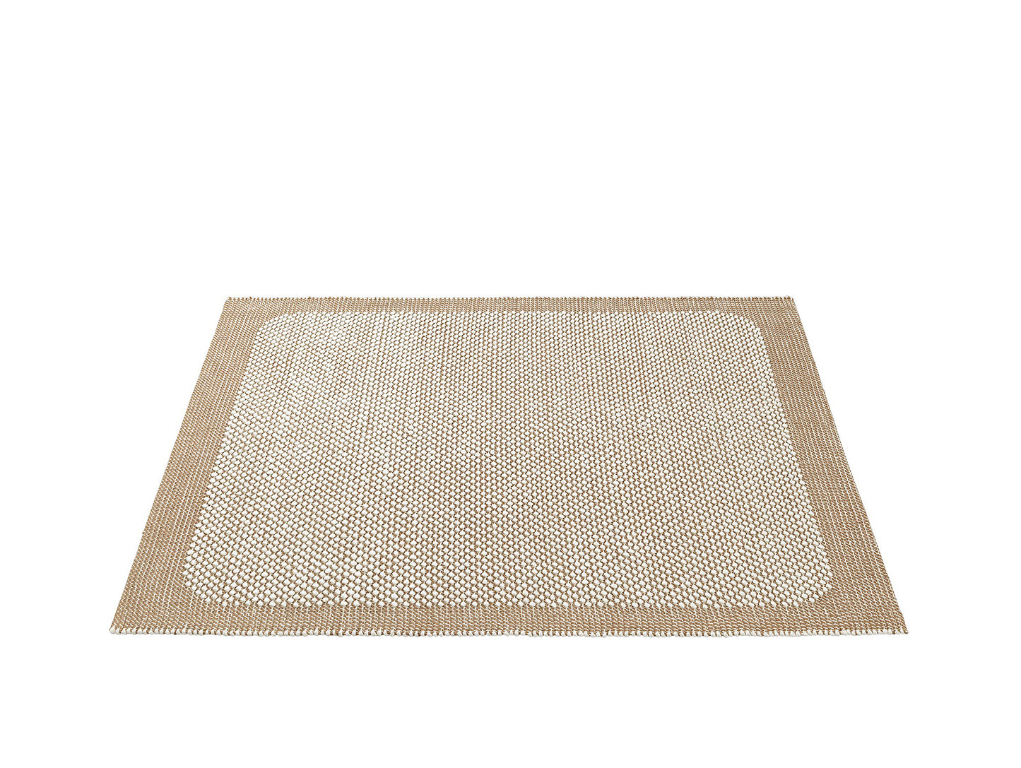 Small Burnt Orange Pebble Rug by Muuto