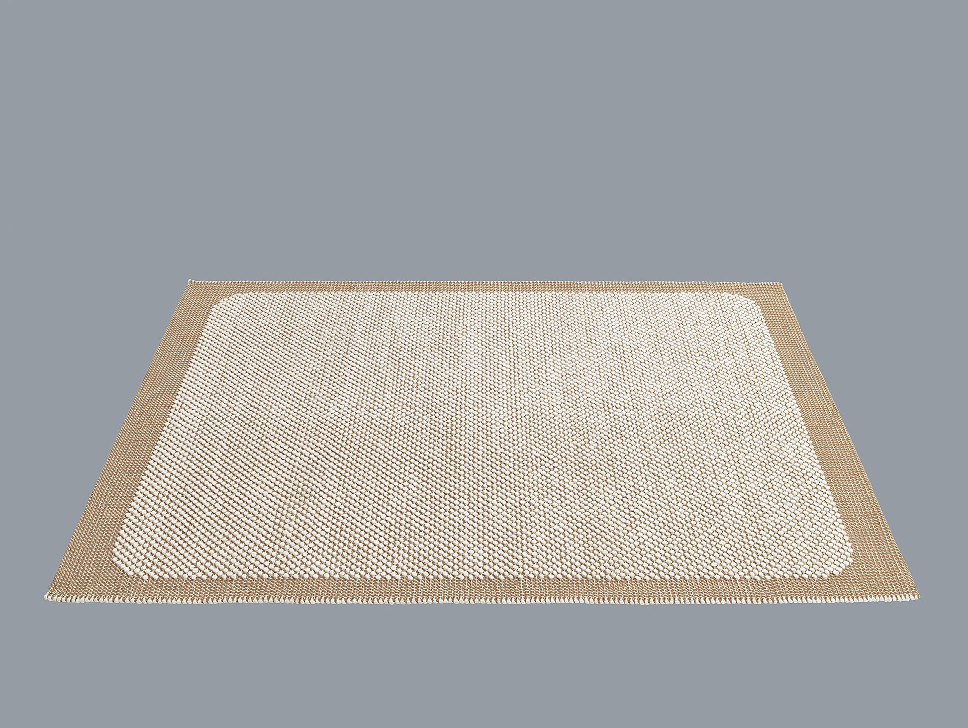 Large Burnt Orange Pebble Rug by Muuto