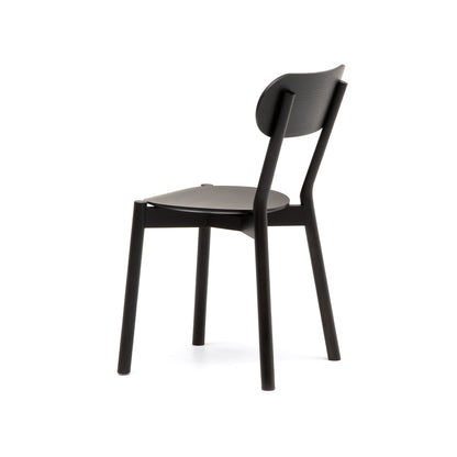 Castor Chair Plus by Karimoku New Standard - Black Painted Oak