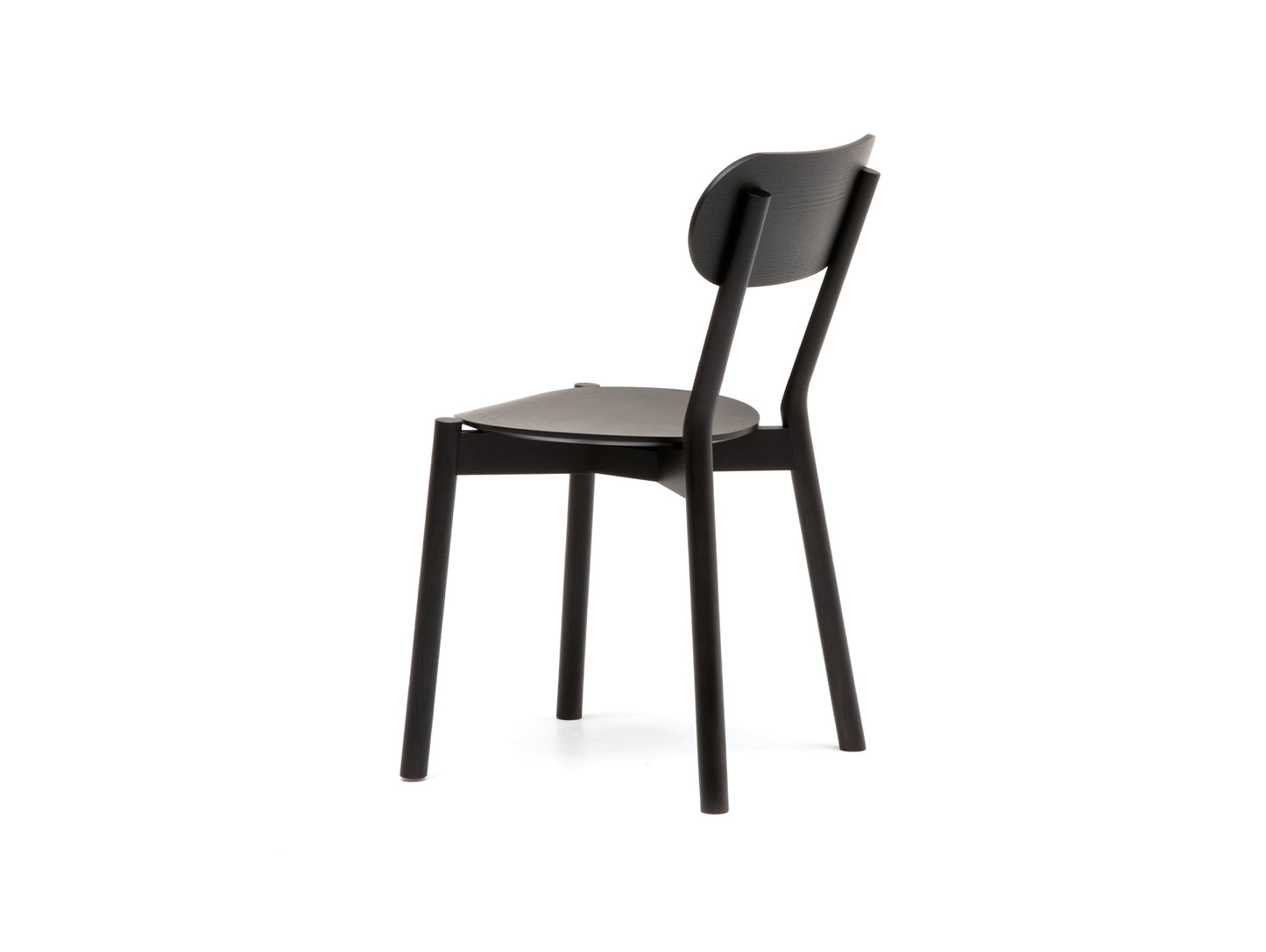 Castor Chair Plus by Karimoku New Standard - Black Painted Oak