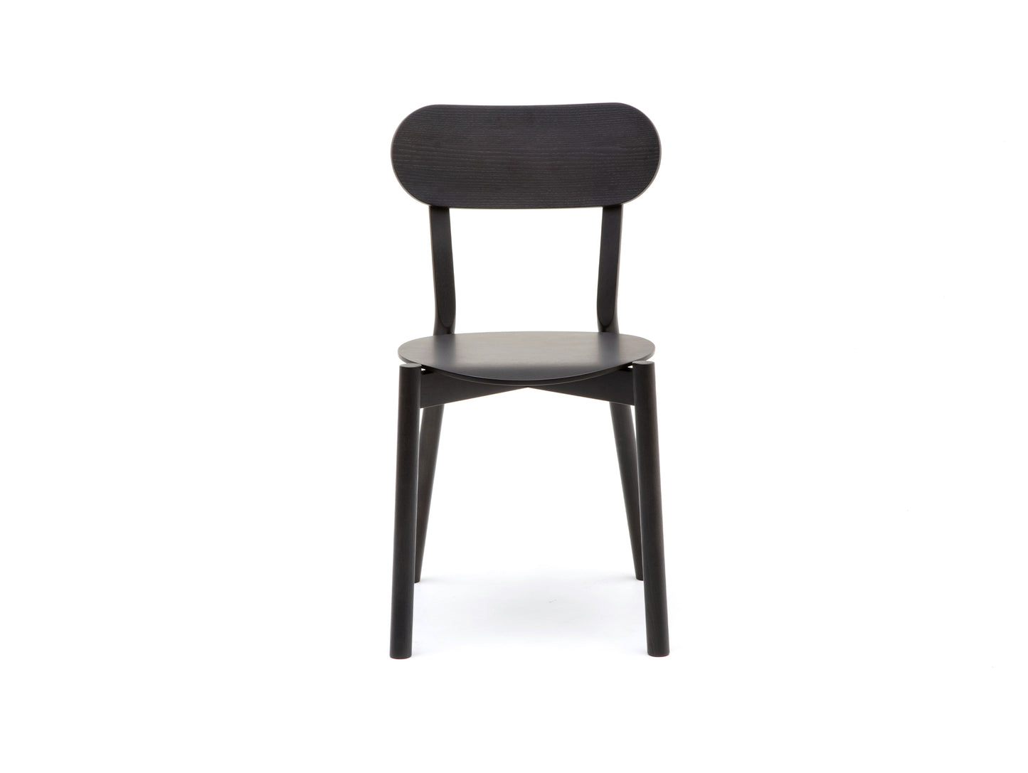 Castor Chair Plus by Karimoku New Standard - Black Painted Oak