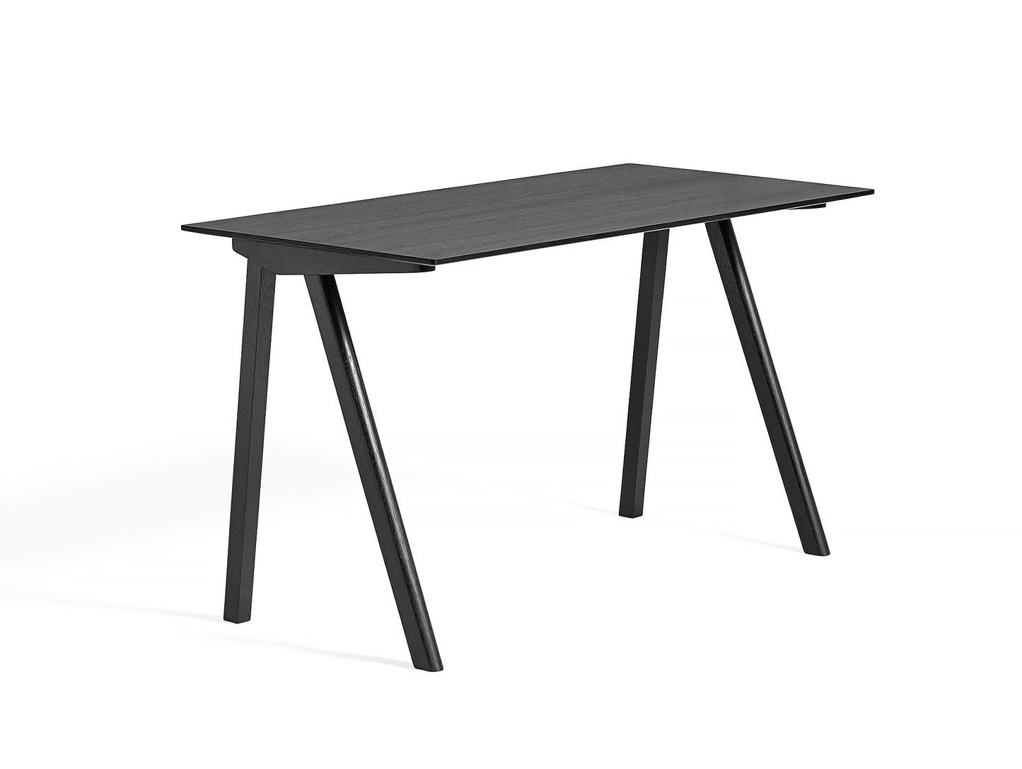 Copenhague Desk CPH90 by HAY - Black Stained Oak Top / Black Stained Oak Base
