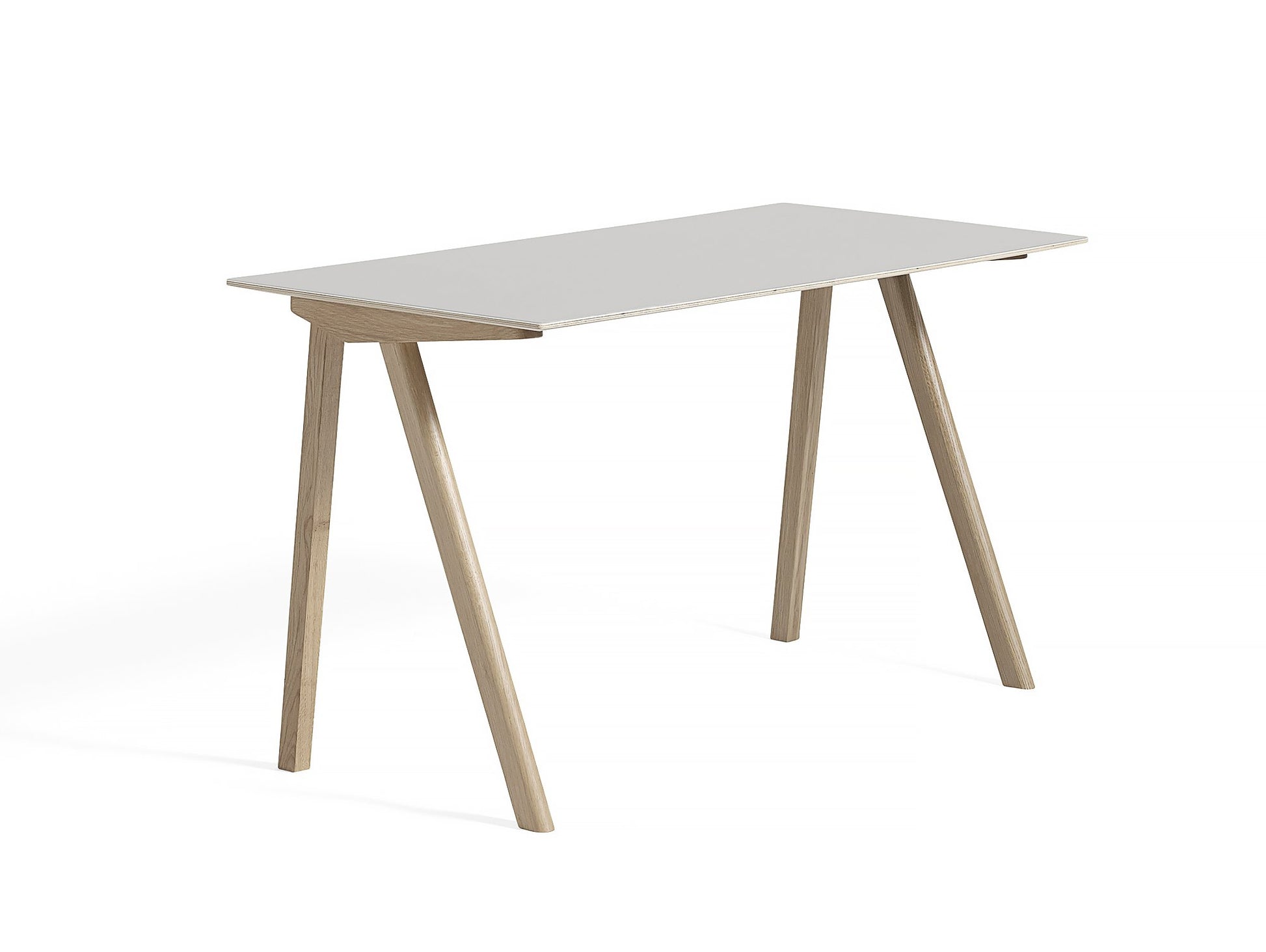 Copenhague Desk CPH90 by HAY - Off-White Linoleum / Soaped Oak