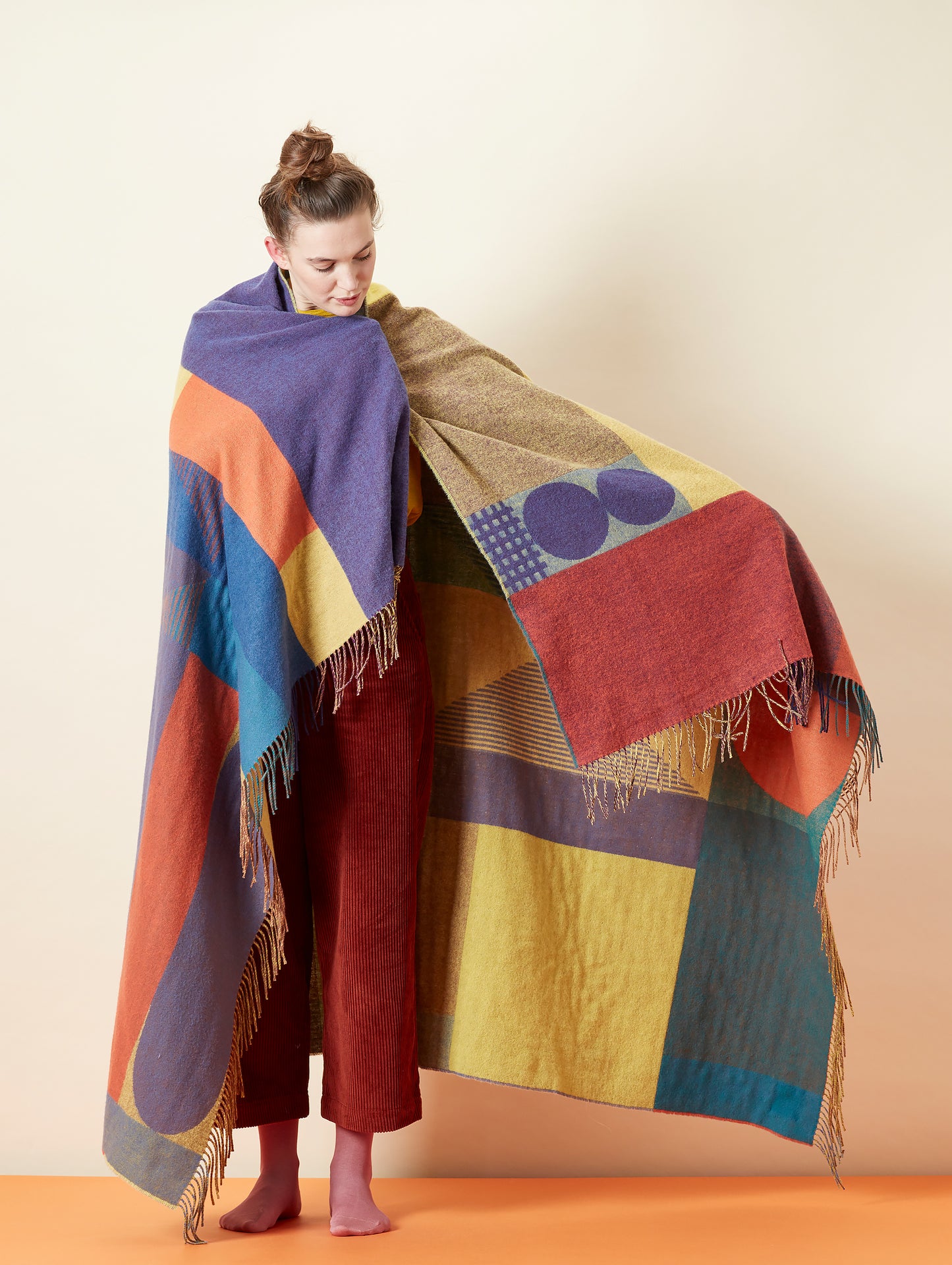 Carnival Lambswool Throw by Donna Wilson