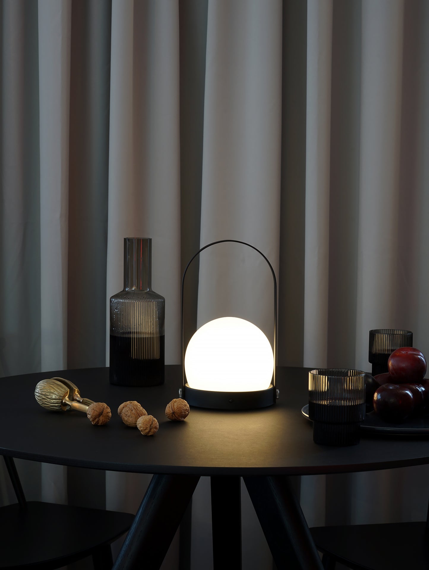Black Carrie Lamp by Menu
