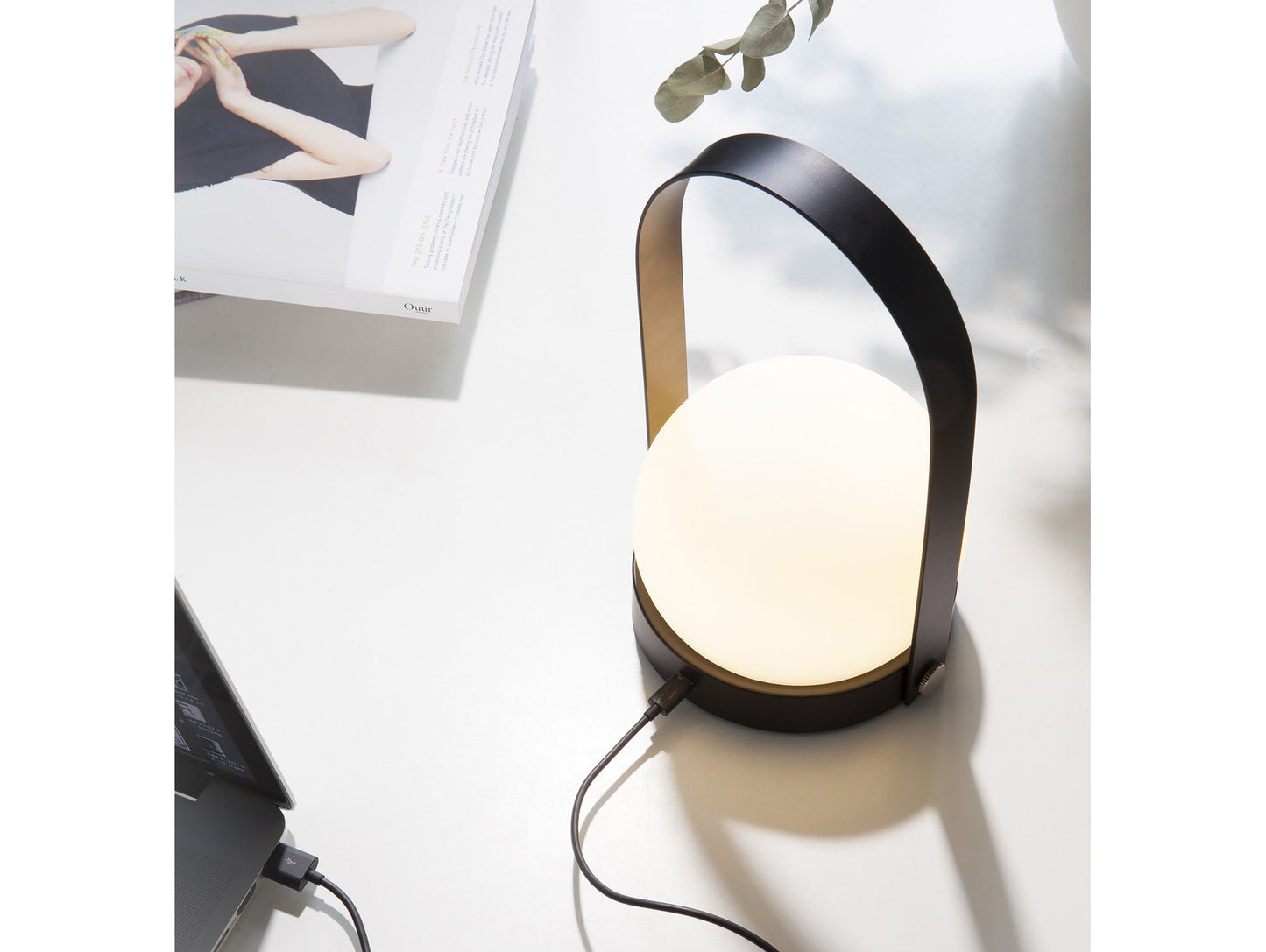 Black Carrie Lamp by Menu