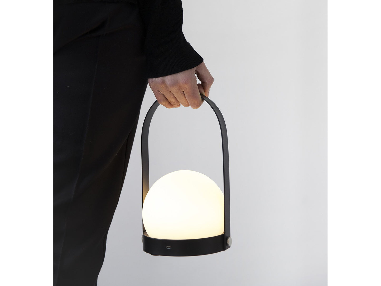 Black Carrie Lamp by Menu