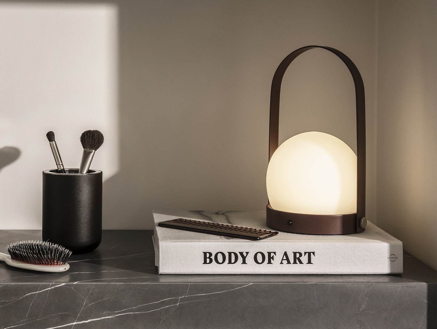 Black Carrie Lamp by Menu