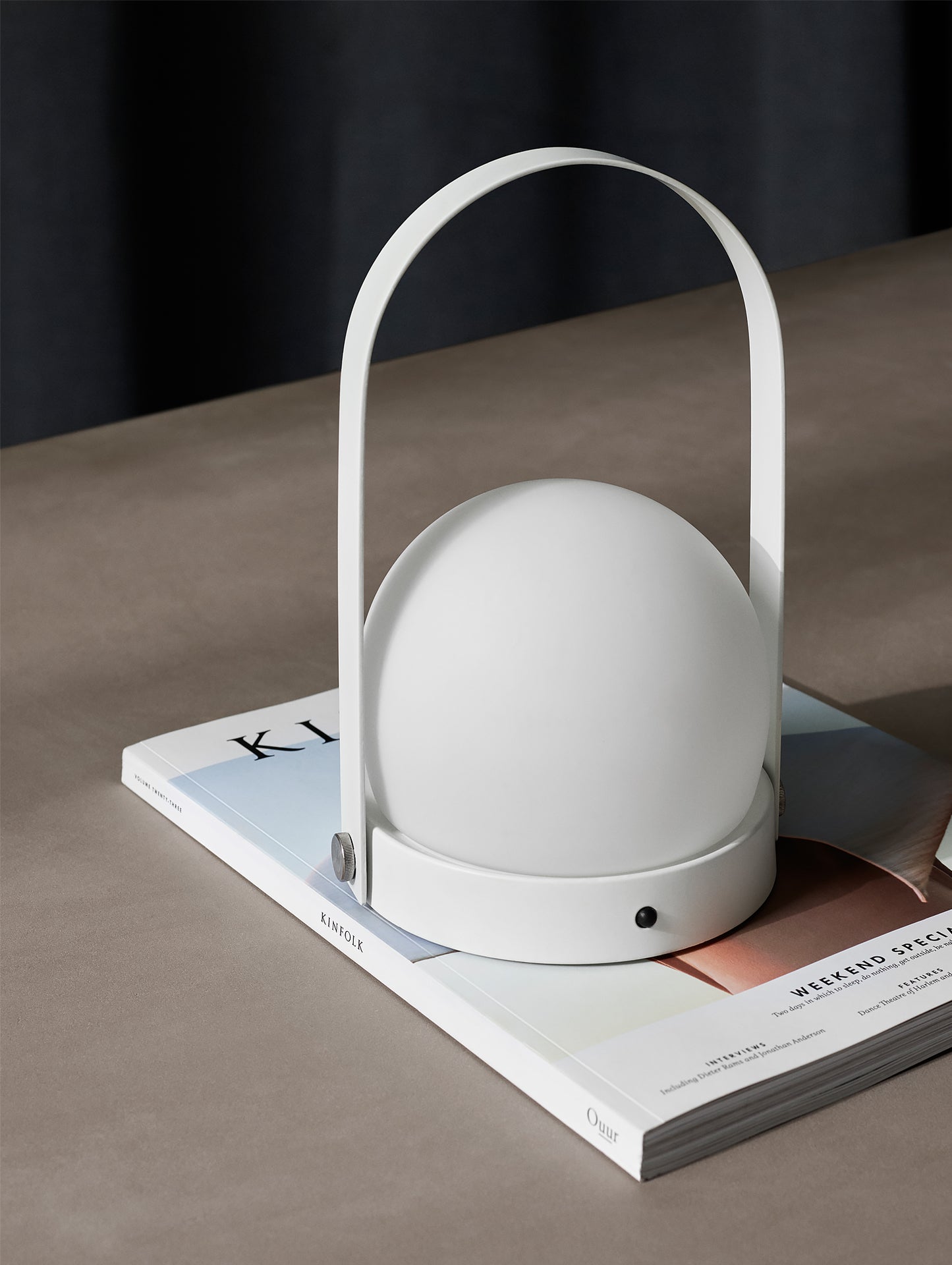 White Carrie Lamp by Menu